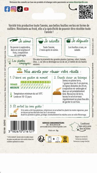 Potagères - Mâche Palace - MEDIA_PACKAGING_VERSO